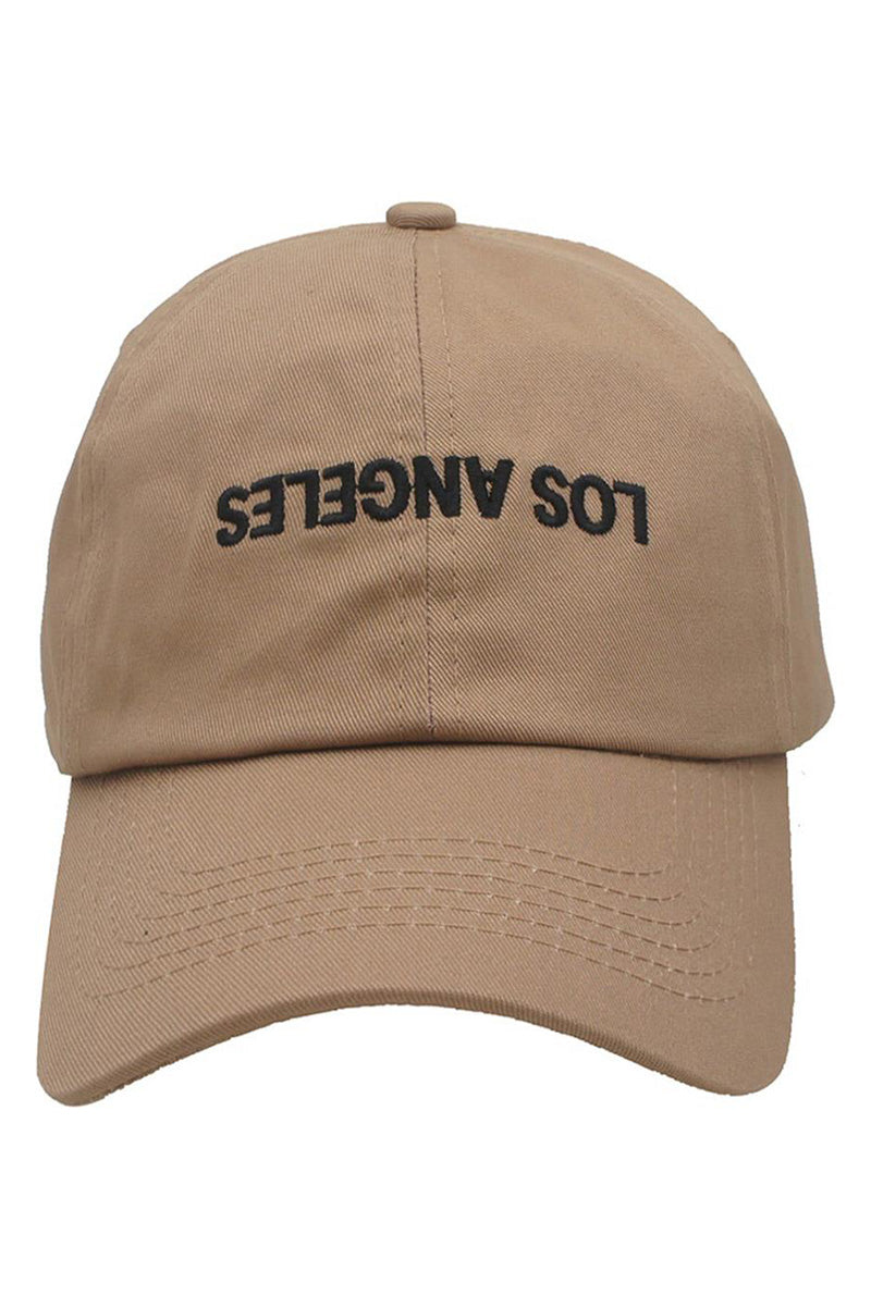 Los Angeles upside down cap in mocha