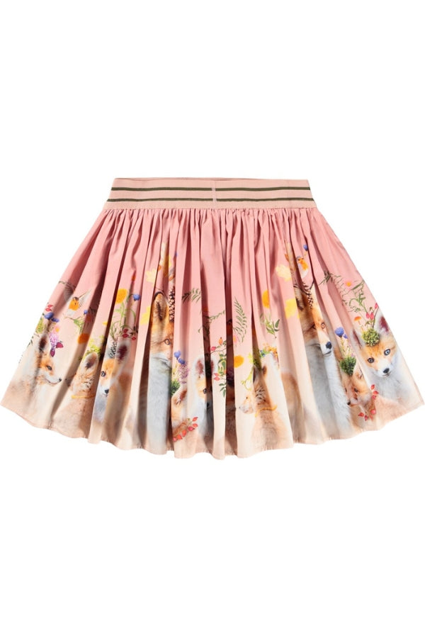 BRENDA SKIRT IN NATURE GLAM BACK VIEW