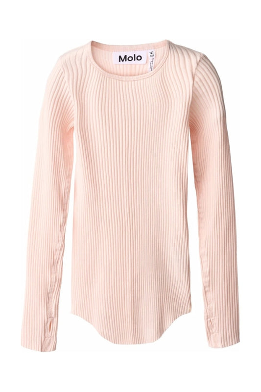 ROCHELLE LONG SLEEVE TOP IN ROSE HIPS FRONT VIEW