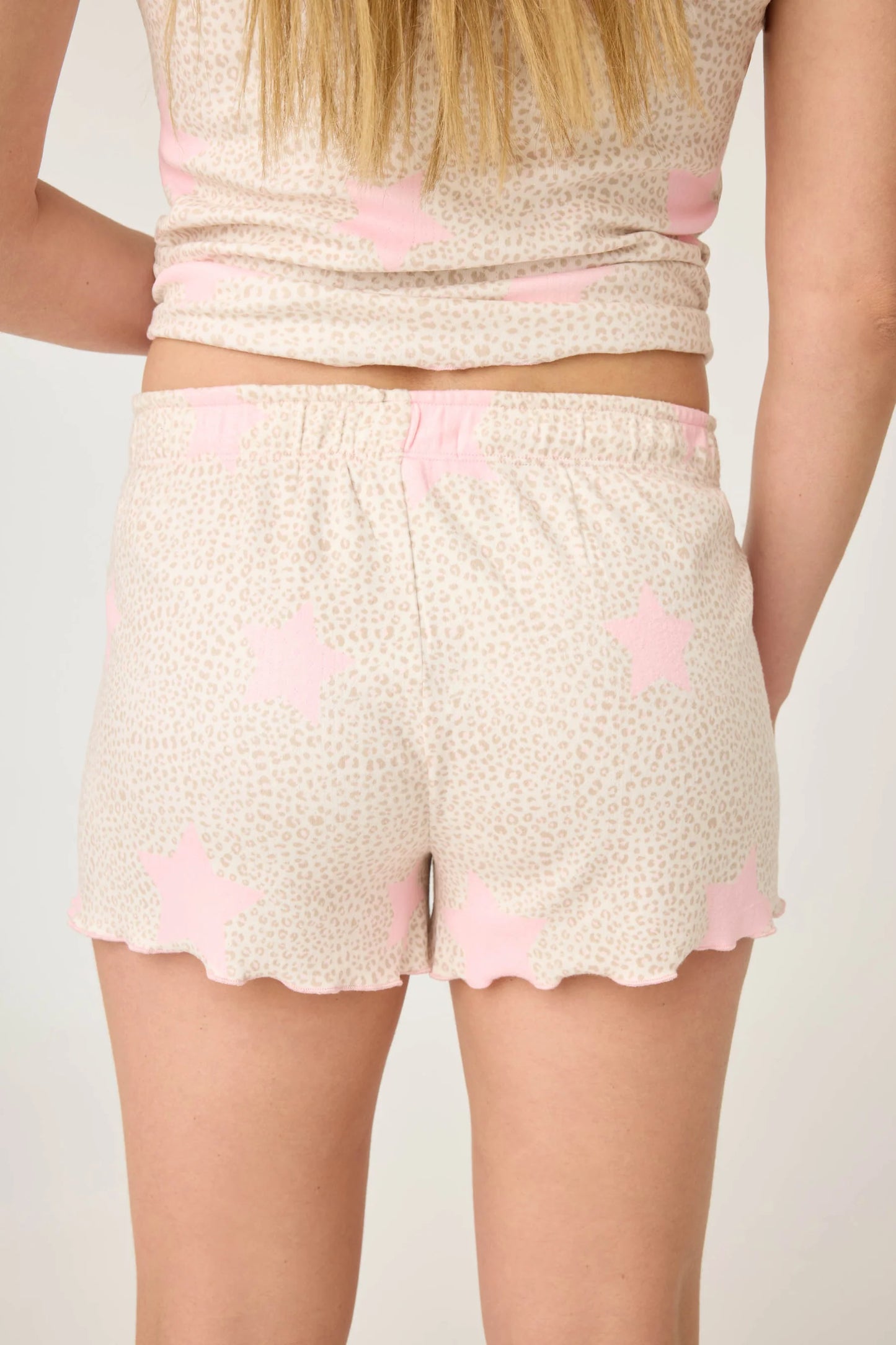 Stay wild short in oatmeal back view