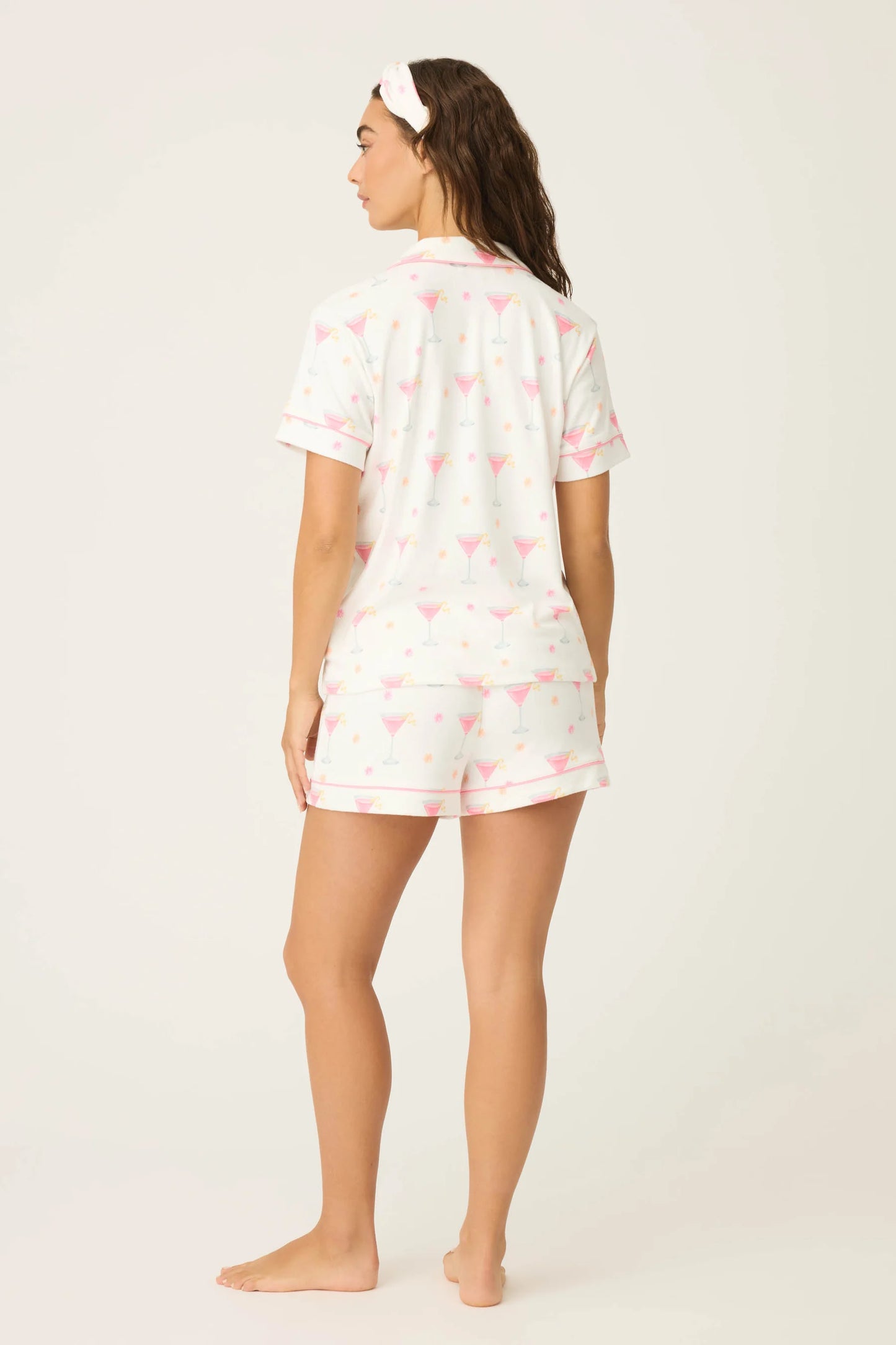 Tini time PJ set in ivory back view