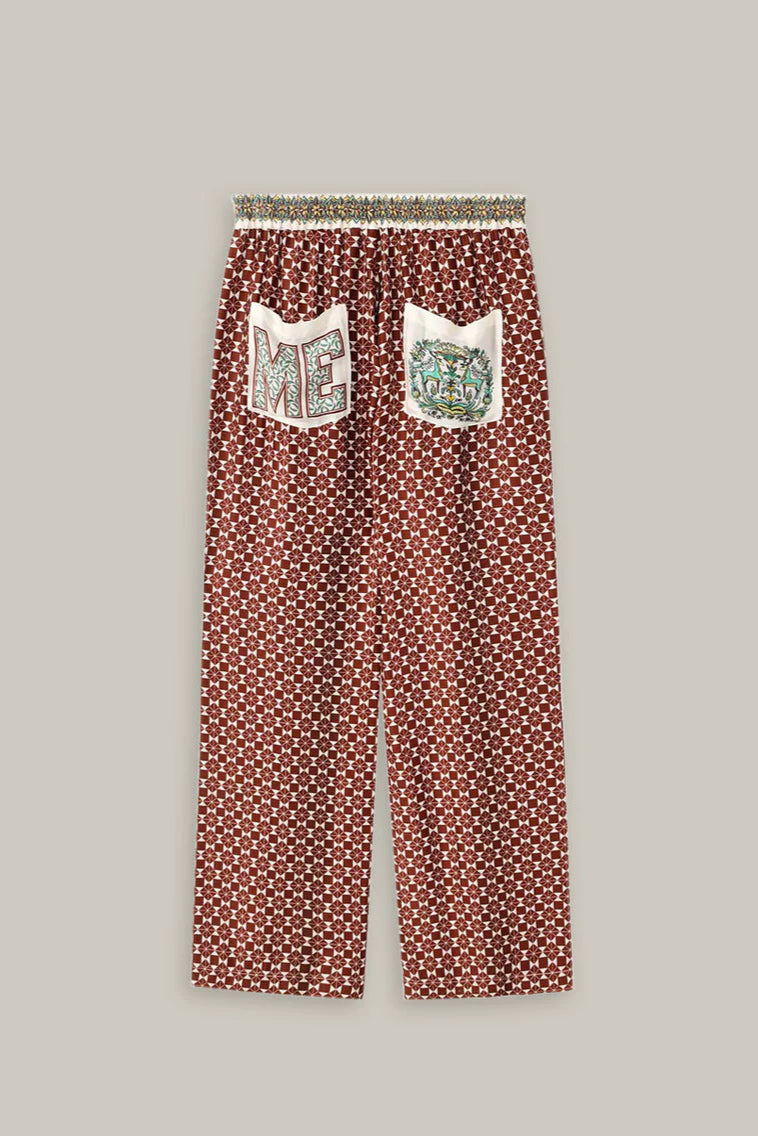 BAILEY PANTS IN SPORTY JADE BACK VIEW