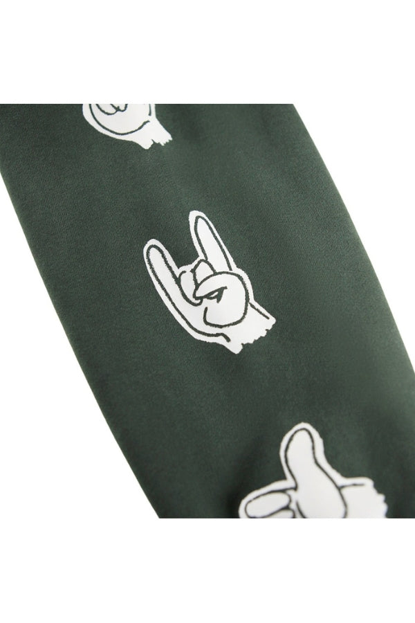 MARLEY HOODIE IN BY HANDS CLOSEUP VIEW