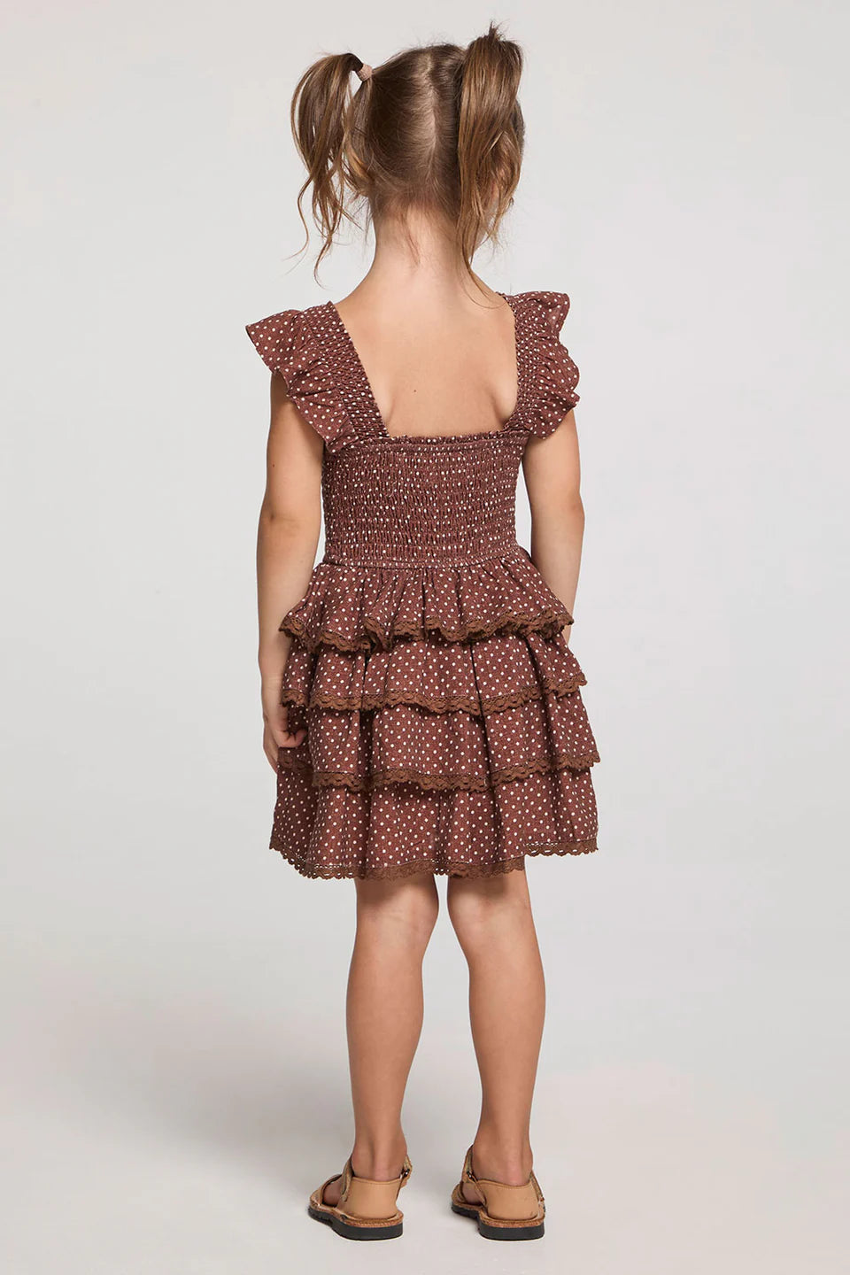 TANK MINI DRESS IN MOCHA BACK VIEW