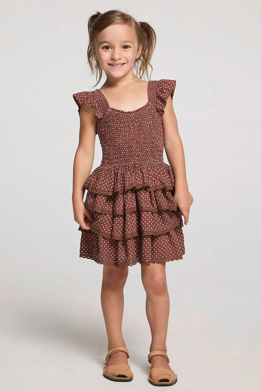 TANK MINI DRESS IN MOCHA FRONT VIEW