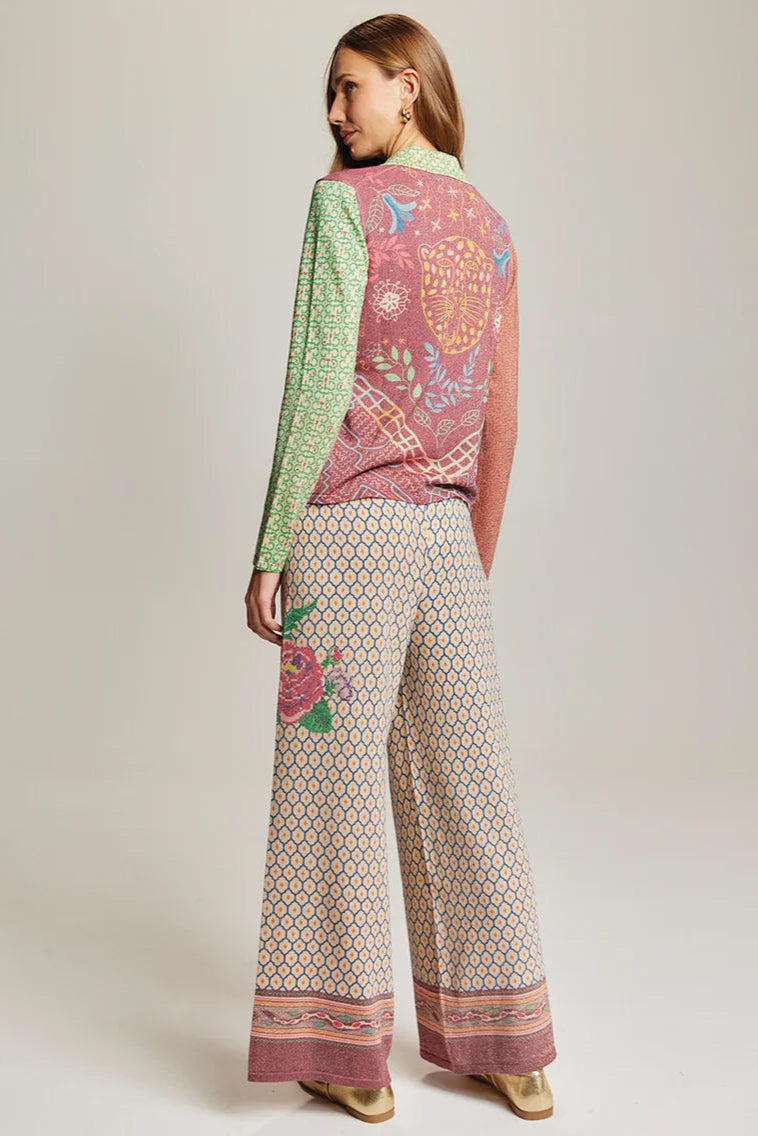 MICHELLE KNIT PANTS IN SHIPIBO BACK VIEW