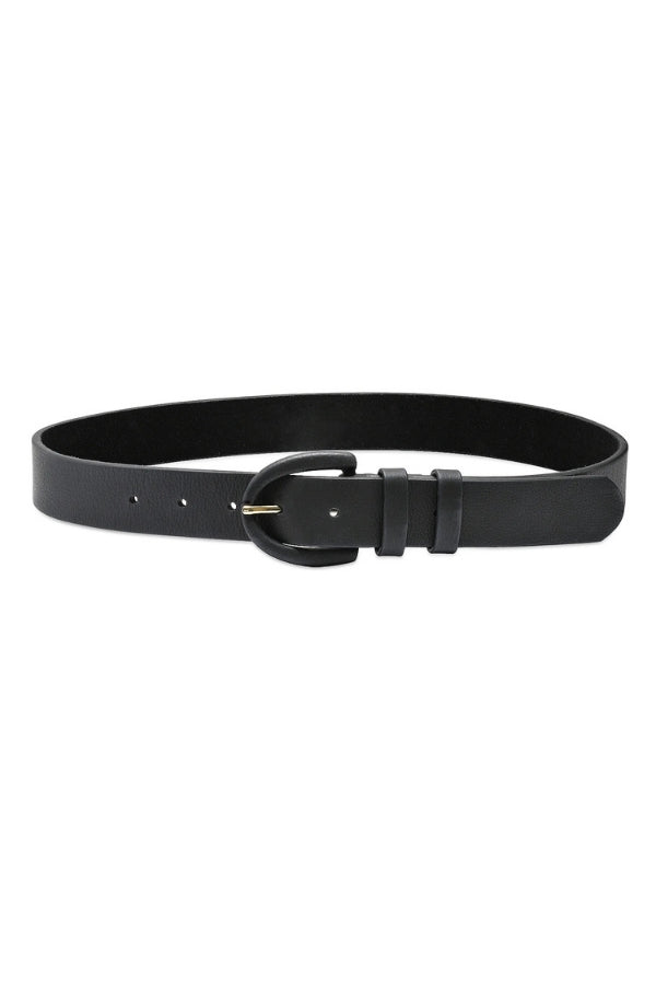 WESTWOOD BELT IN BLACK FRONT VIEW