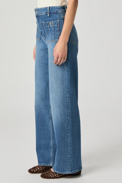 ANESSA 31" w/SEAMED PATCH POCKETS IN PALEY SIDE VIEW