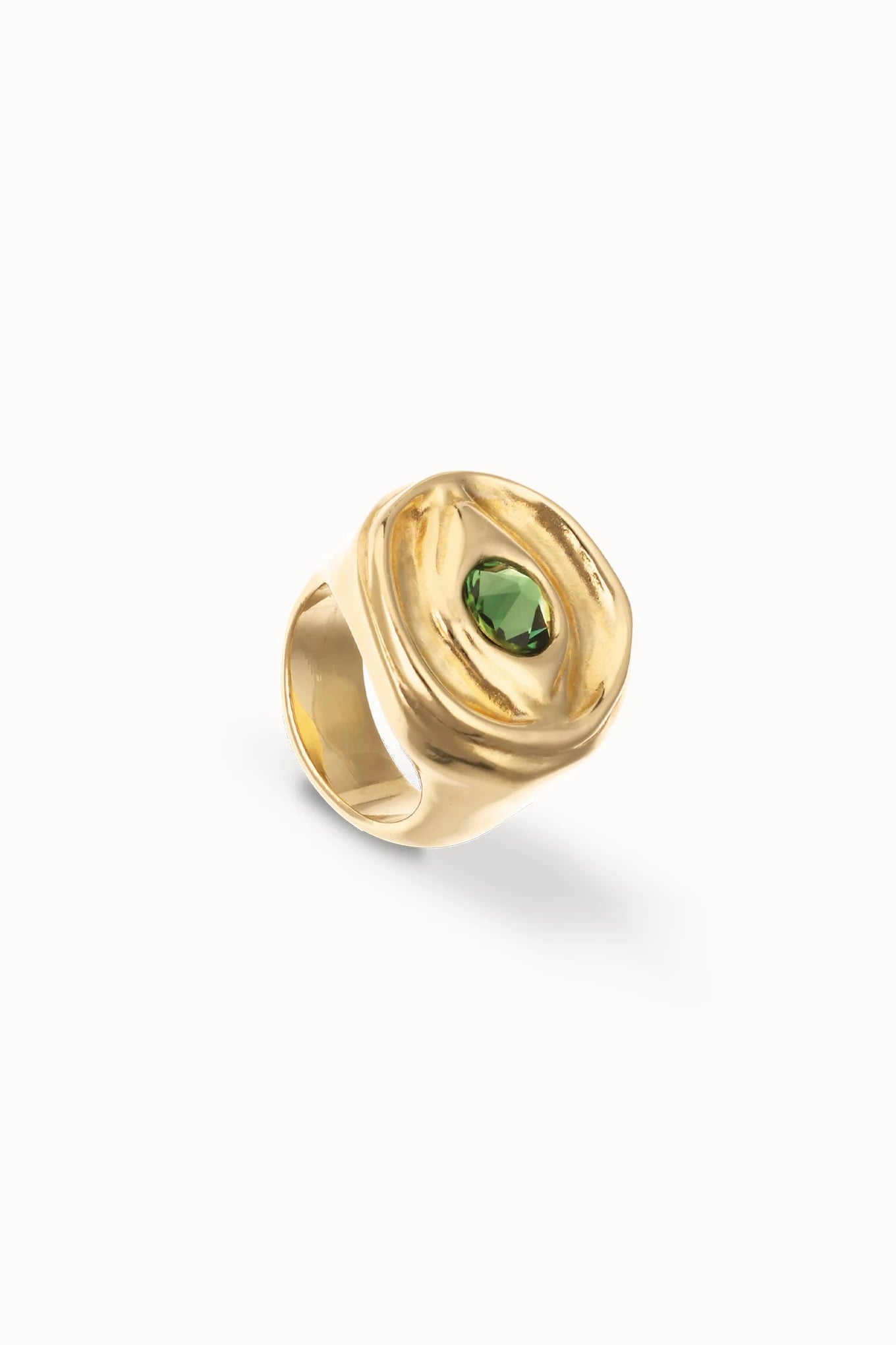 SER INTUITIVA RING IN GOLD SIDE VIEW