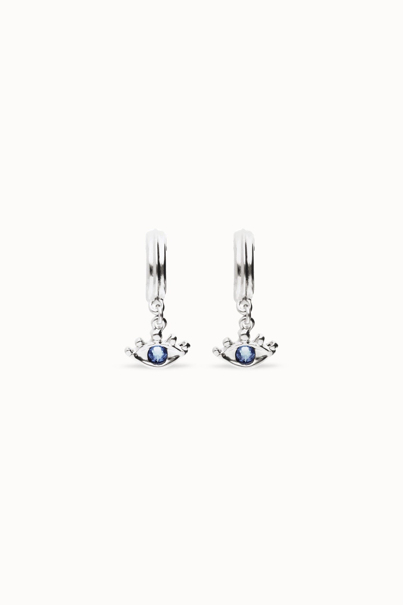 SER INTUITIVA EARRINGS IN SILVER FRONT VIEW