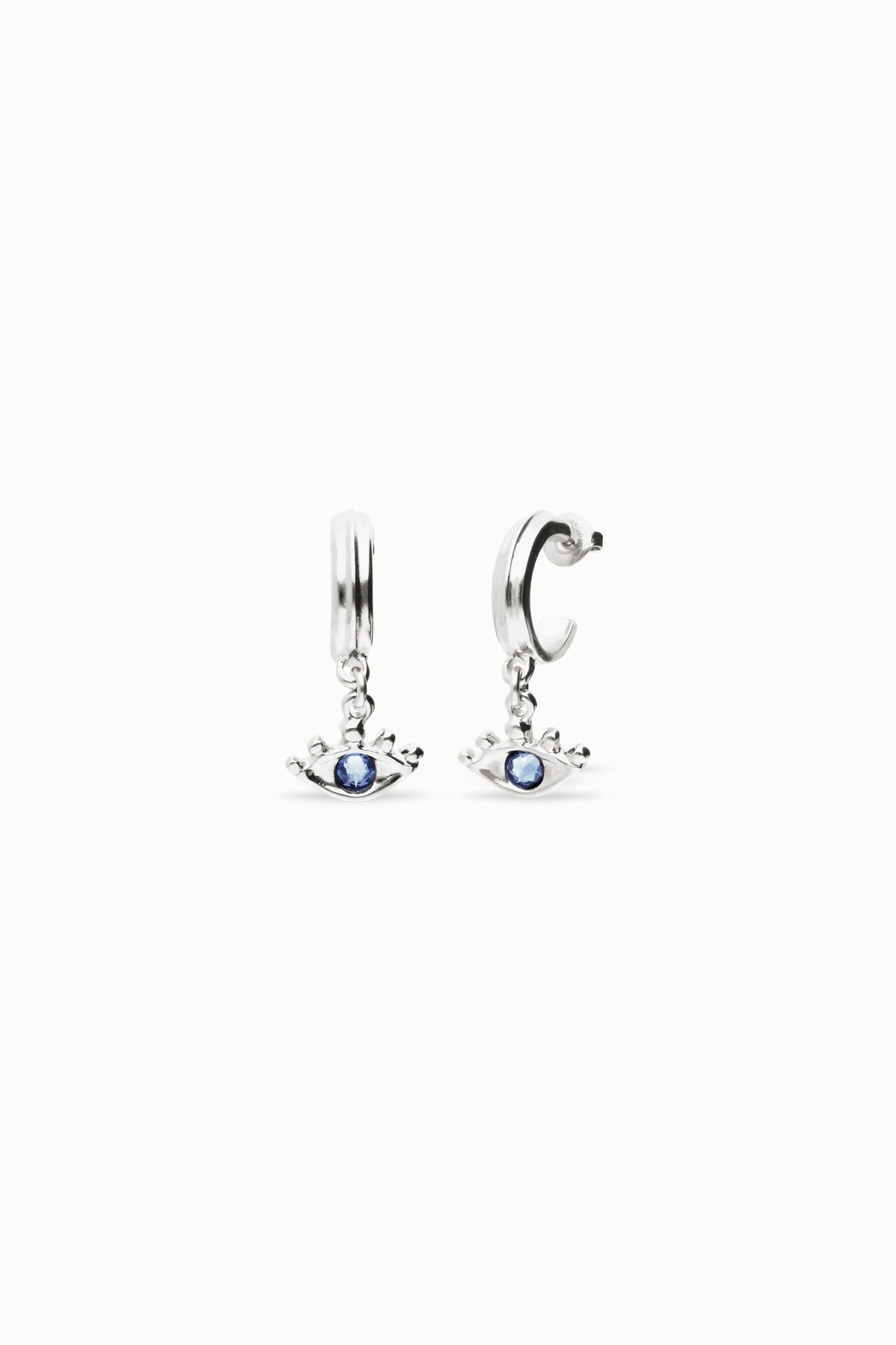 SER INTUITIVA EARRINGS IN SILVER SIDE VIEW