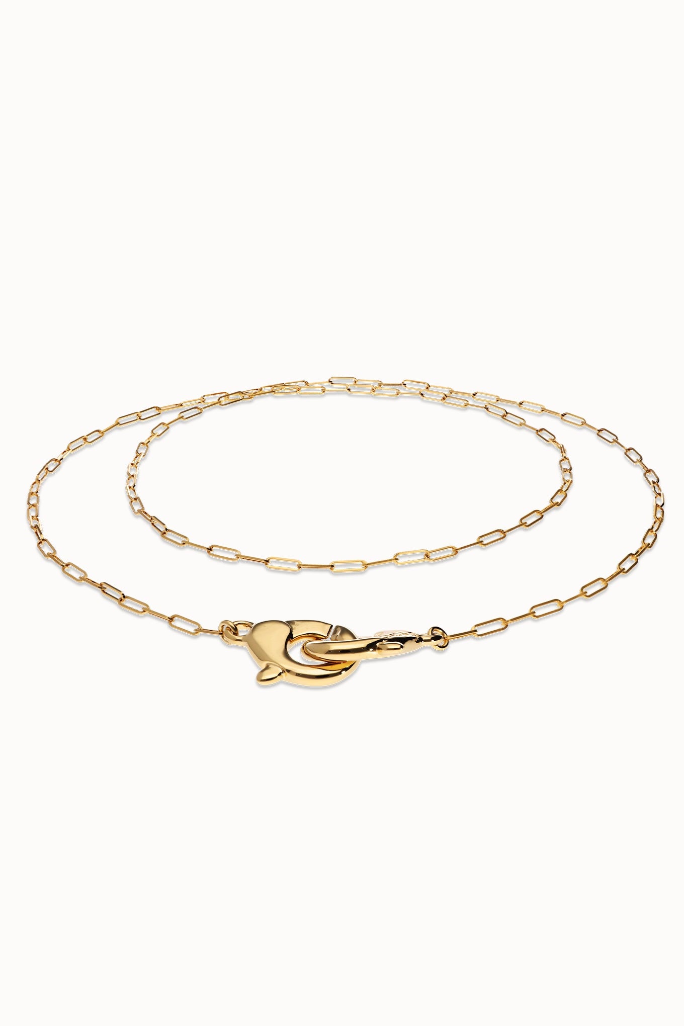 SER INSEPARABLE NECKLACE IN GOLD FRONT VIEW