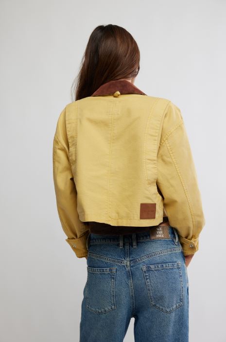 Martha workwear jacket in rattan back view