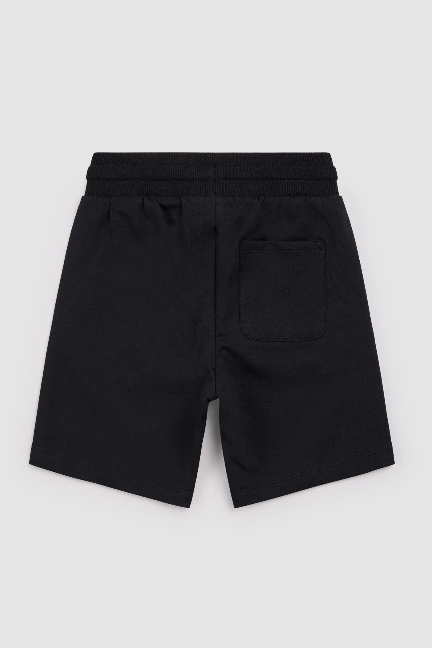 KNIT SHORT IN BLACK BACK VIEW