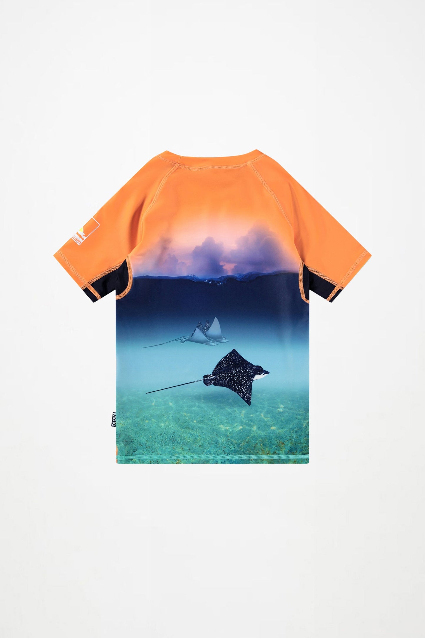 Neptune swim shirt in into the sunset back view