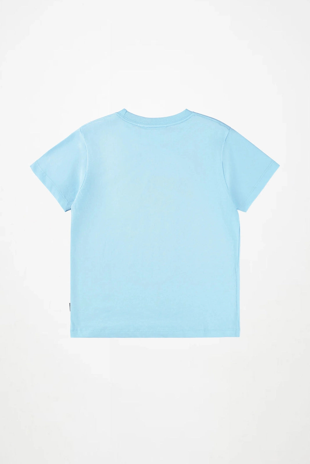 RAME T-shirt for kids, light blue crewneck short-sleeve tee