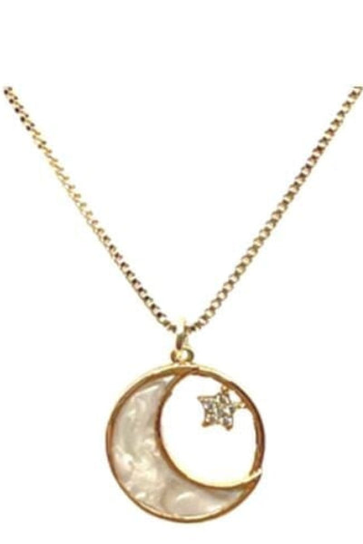 MOON & STAR NECKLACE
