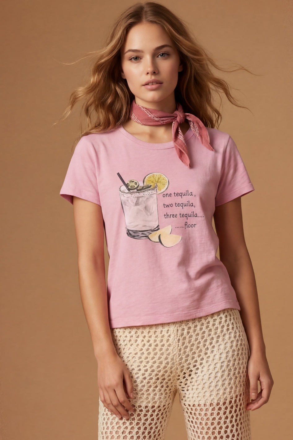 ONE TEQUILA TWO SLUB BABY TEE