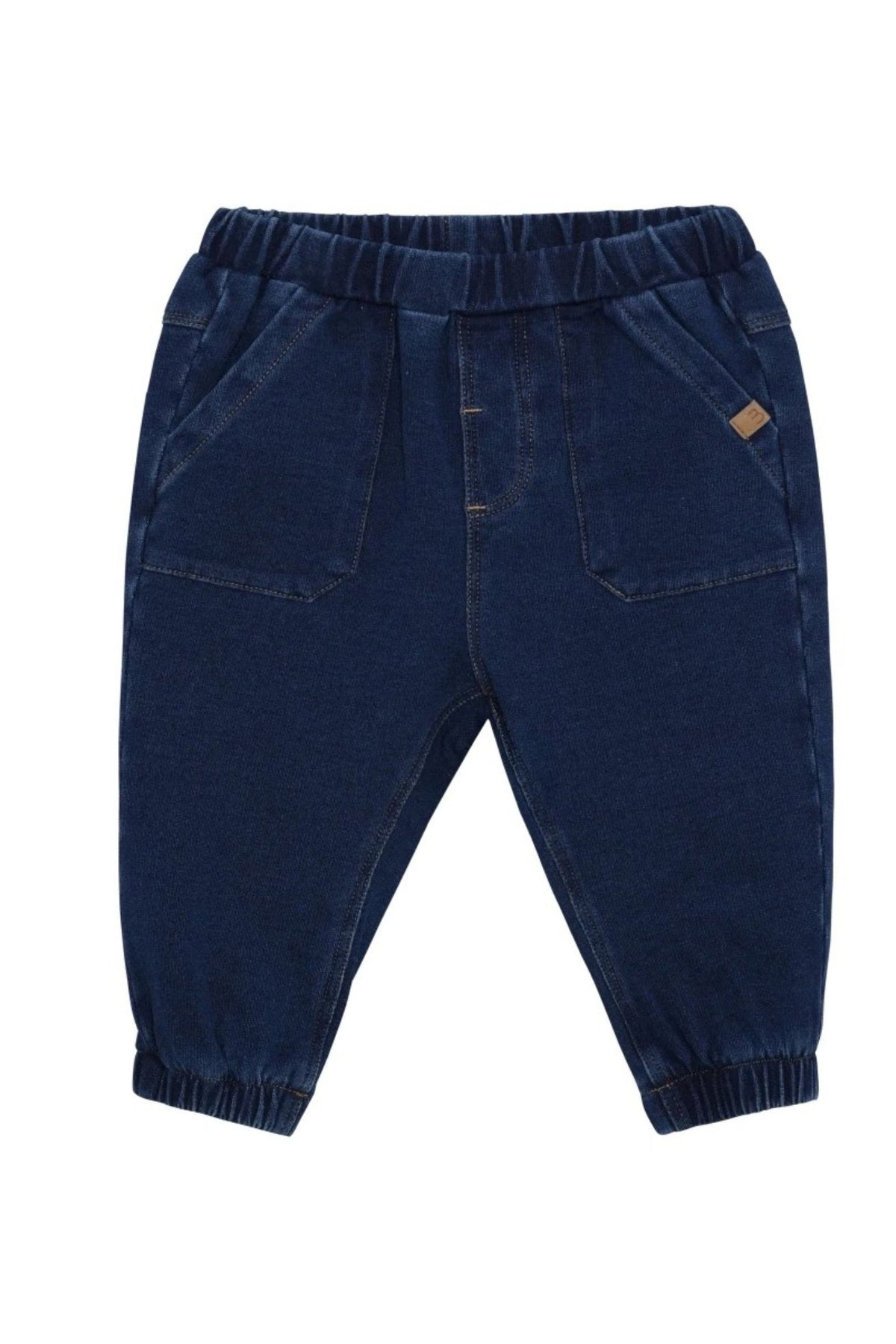 Medium wash denim baby sweats