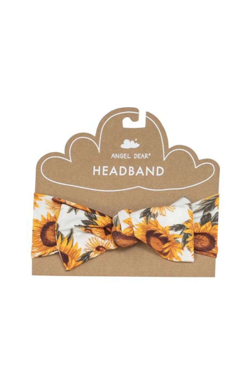 Headband in fall sunflower