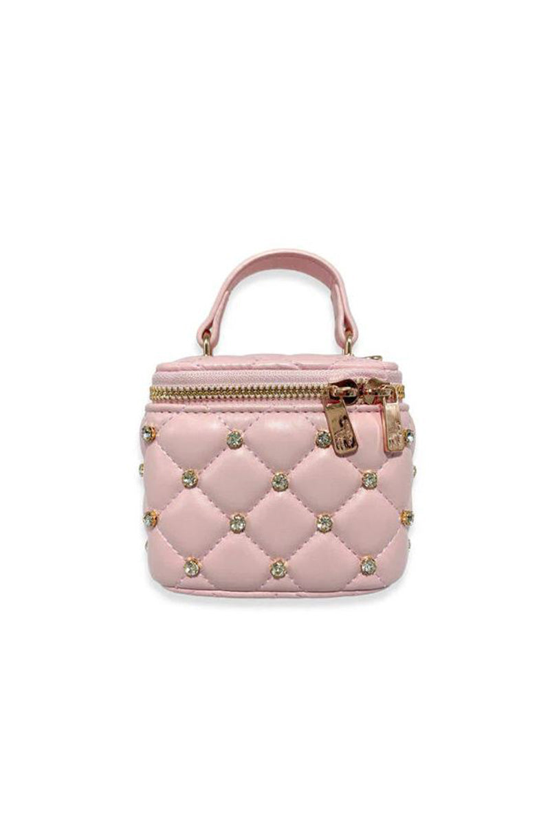 EMBELLISHED VANITY QUILTED PURSE
