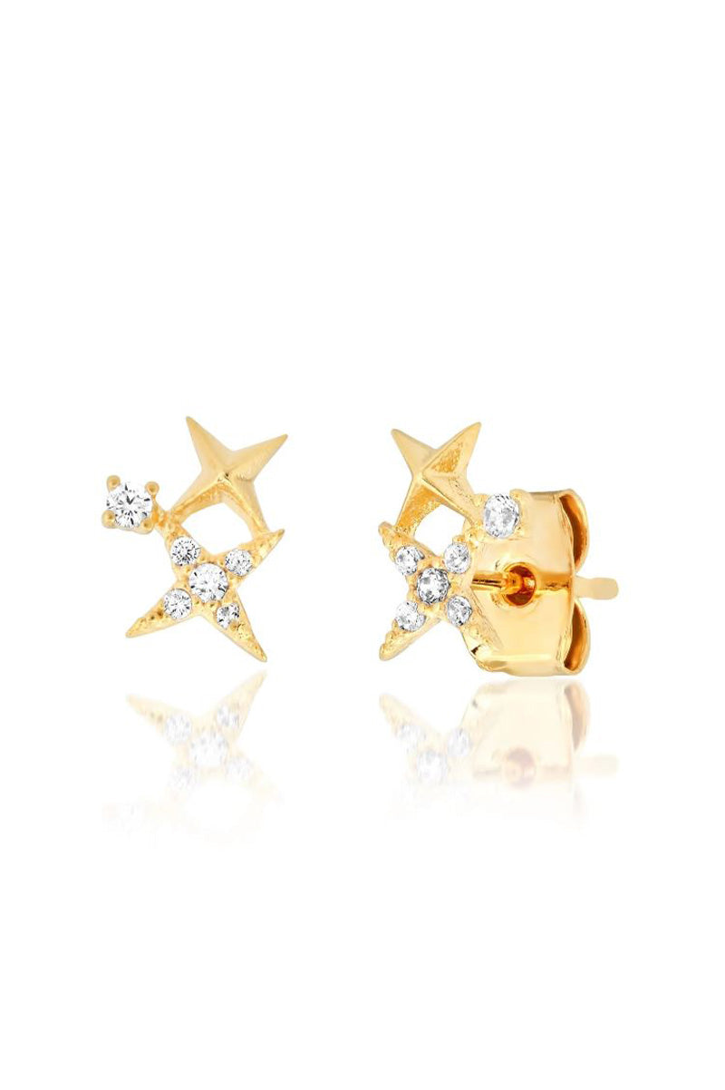 STARBURST CZ EARRINGS