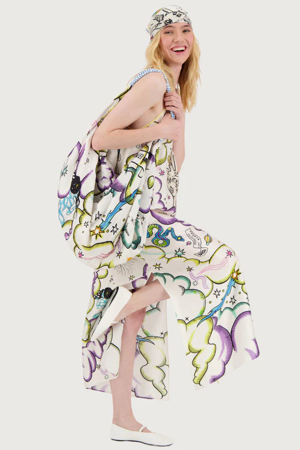 Olivia camisole dress in enlightenment side view