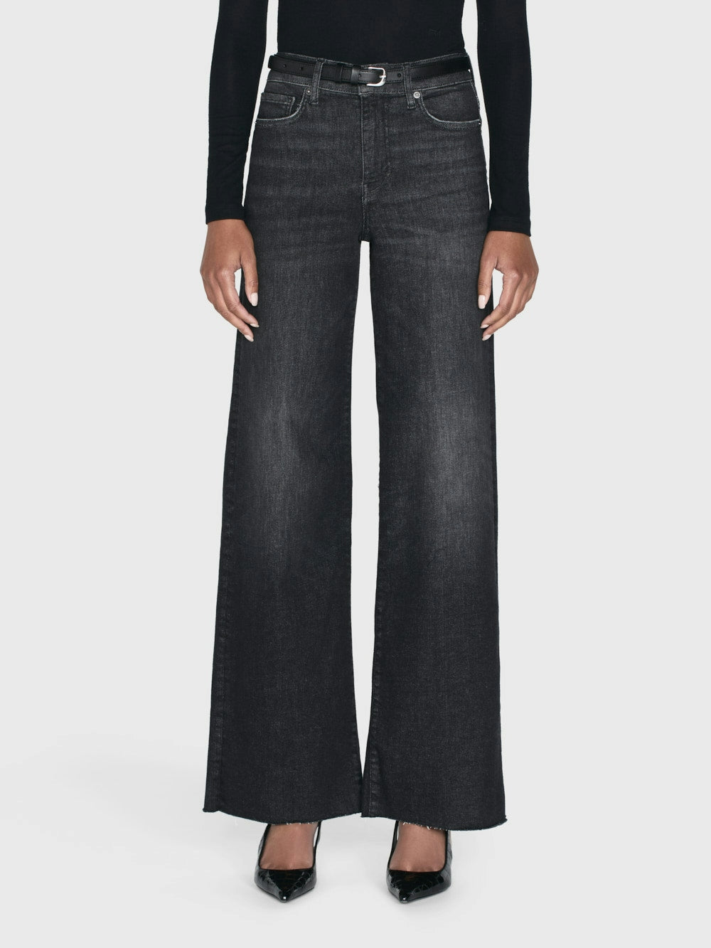 LE SLIM PALAZZO RAW FRAY
