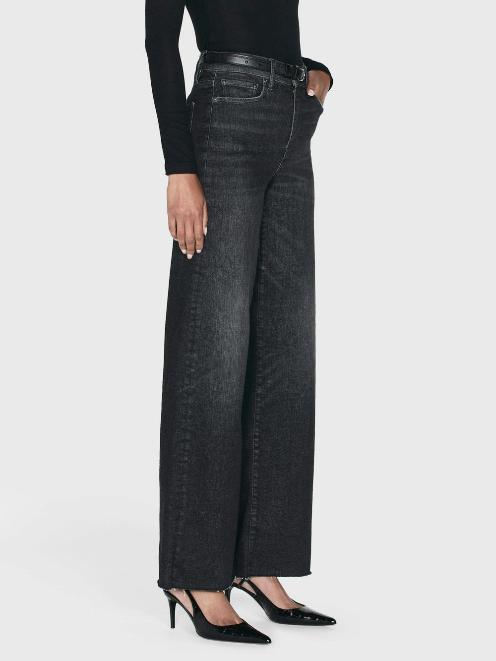 LE SLIM PALAZZO RAW FRAY
