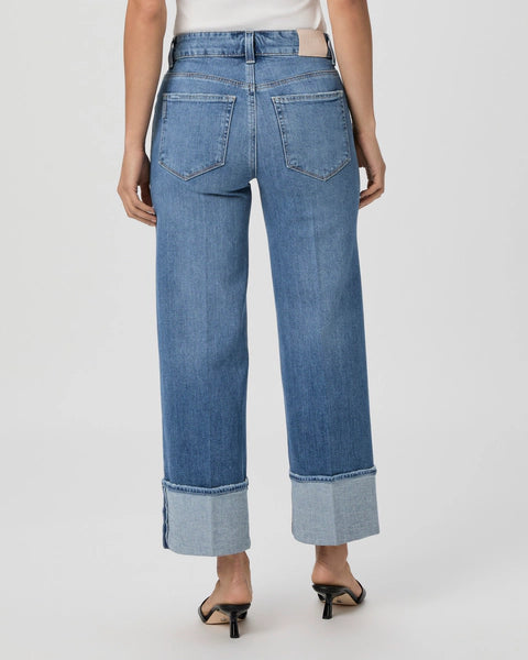 SASHA WIDE LEG ANKLE JEAN W/ CUFF