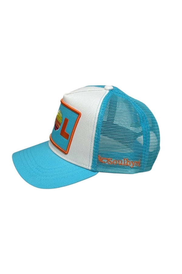 SOL TRUCKER IN TURQUOISE SIDE VIEW