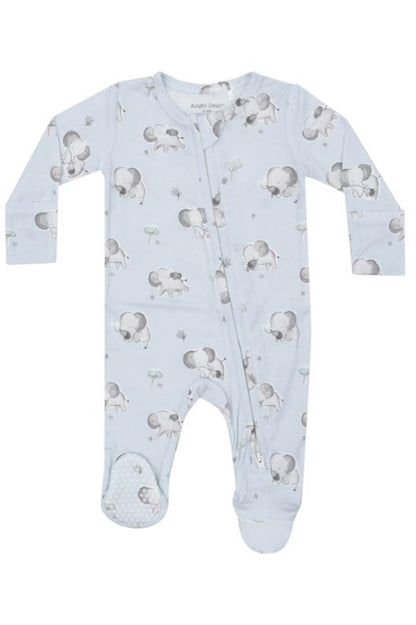 PRINTED ZIPPER FOOTIE (+COLORS)
