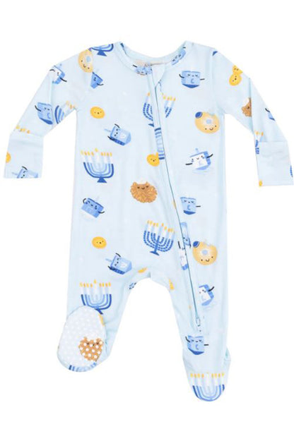 PRINTED ZIPPER FOOTIE (+COLORS)
