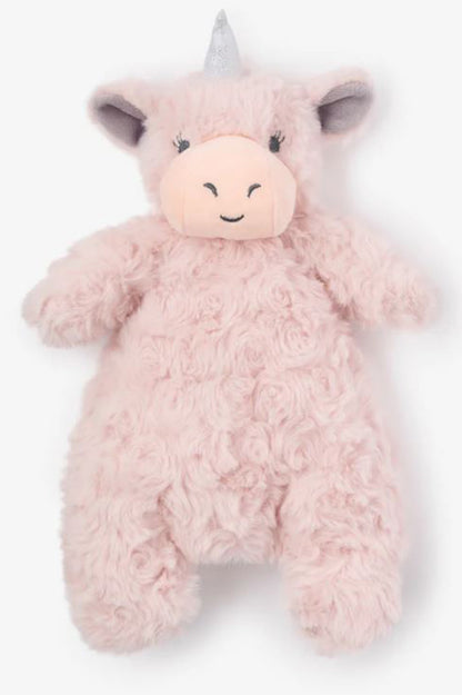 Unicorn snuggler plush security blanket 