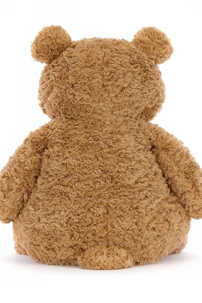 BARTHOLOMEW BEAR MEDIUM IN BROWN BACK VIEW