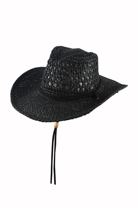 STRAW WEAVED COWBOY HAT (+COLORS)