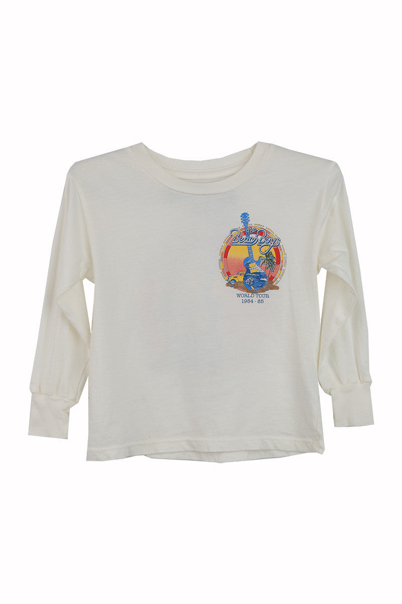 Beach Boys Long sleeve Graphic Tee in white