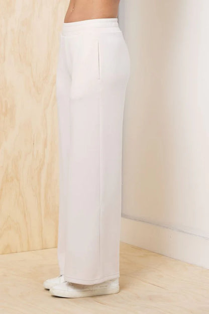 CLOUD FLEECE JOGGER PANT IN PEARL SIDE VIEW