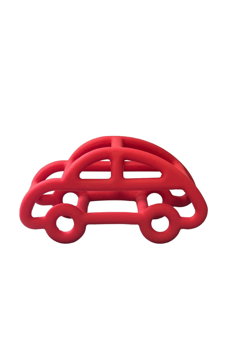 3D Silicone care teether in red