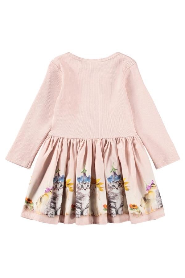 CANDI DRESS IN FUNNY BUNNY BACK VIEW