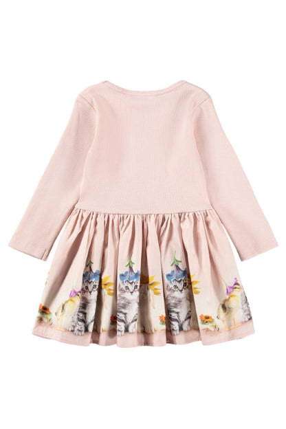 CANDI DRESS IN FUNNY BUNNY BACK VIEW