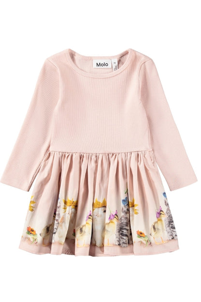 CANDI DRESS IN FUNNY BUNNY FRONT VIEW