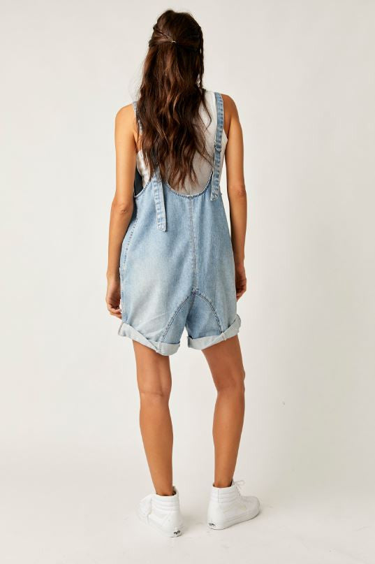 High roller shortall in bright eyes back view