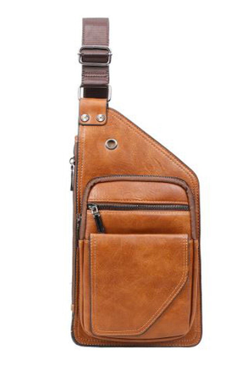 Sling bag crossbody bag in brown