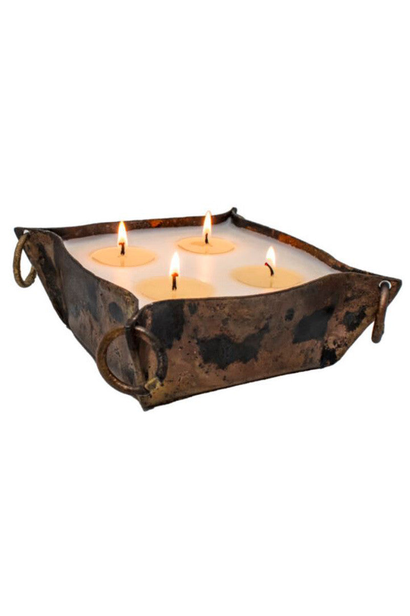 Journey square 22oz candle in lilac leather