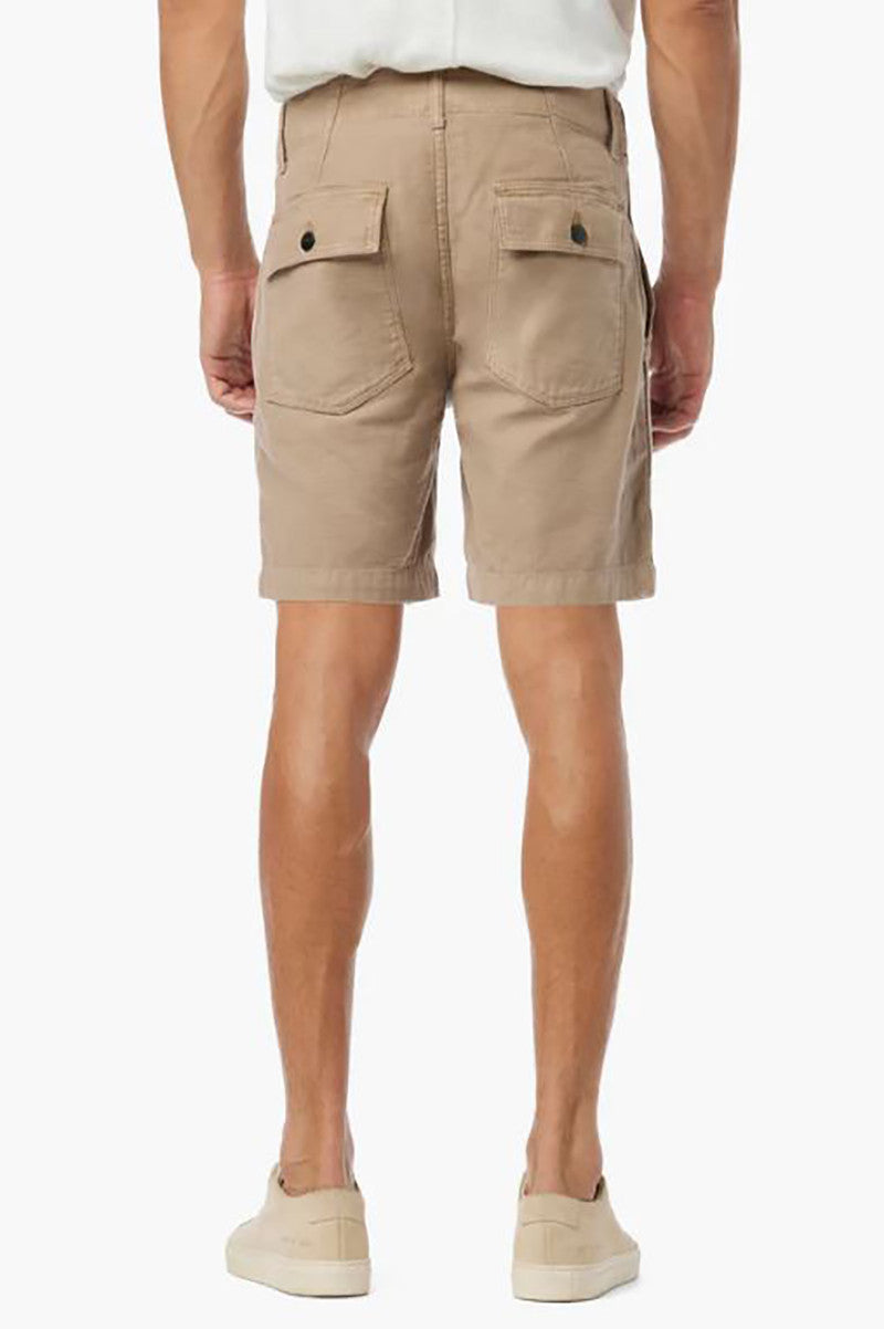 Fatigue short in Dark Khaki back view