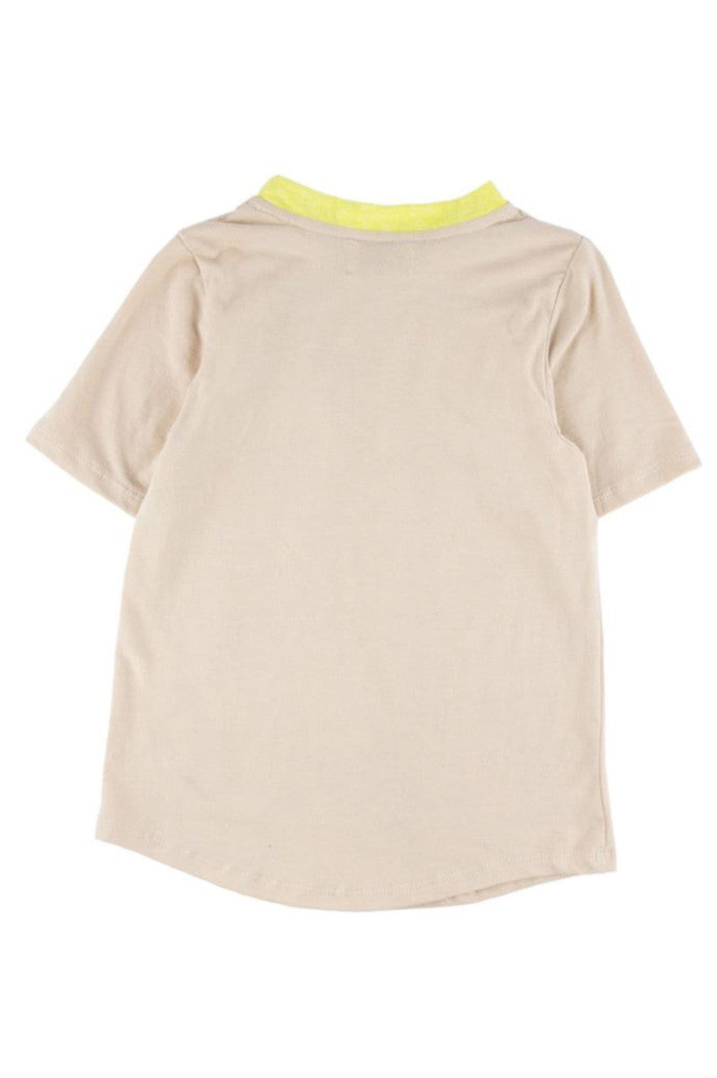 Christopher T shirt in Safari back view