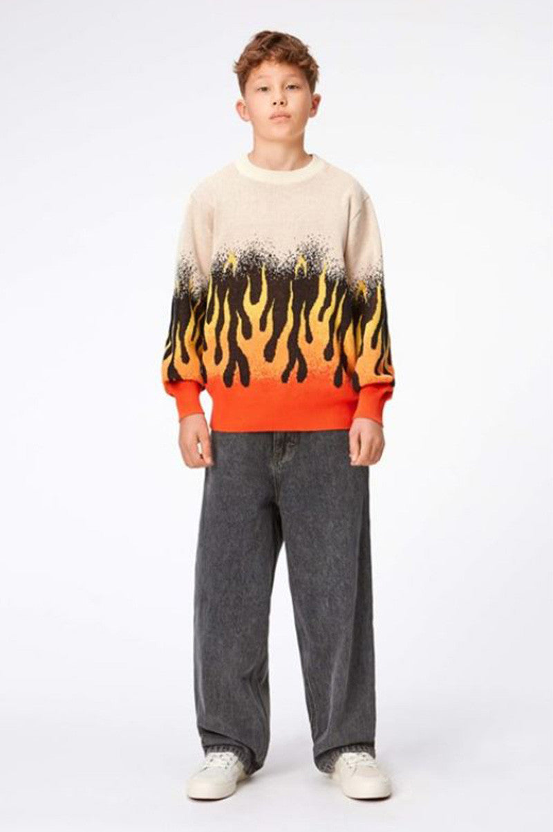 Monti sweatshirt in on fire style view