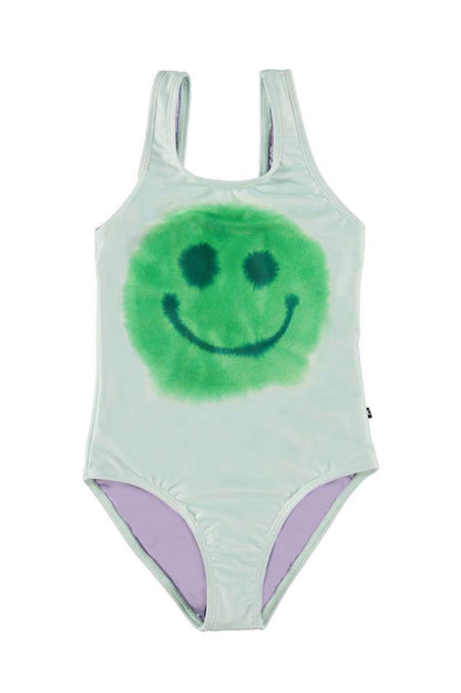 Nika one piece swimsuit in meadow smile front view