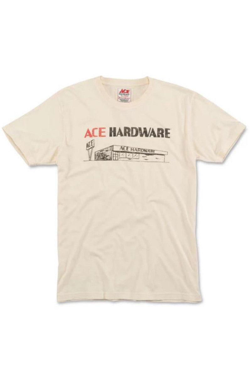 Ace vintage fade tee front view